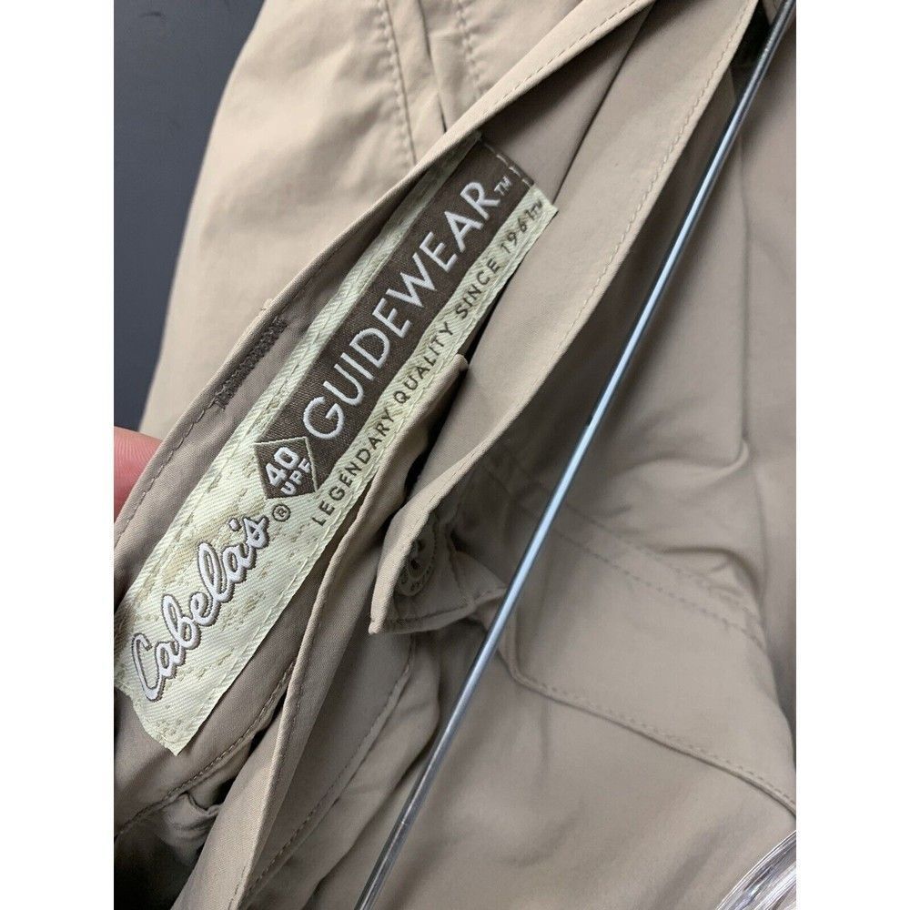 NEW Cabelas Guidewear GXII Hiking Pants Mens Size XL Beige Zip Offs  Lightweight - Picture 7 of 7
